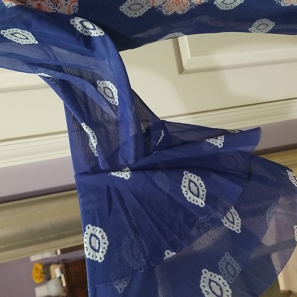 Harlow & Rose V neckline ,Ruffles sleeves  Tulle dress Size XL - Picture 10 of 12